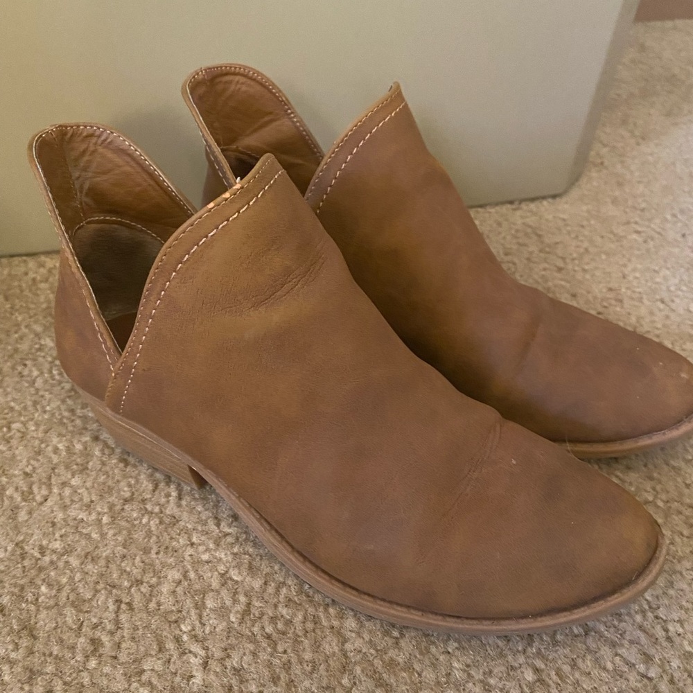 Brown booties